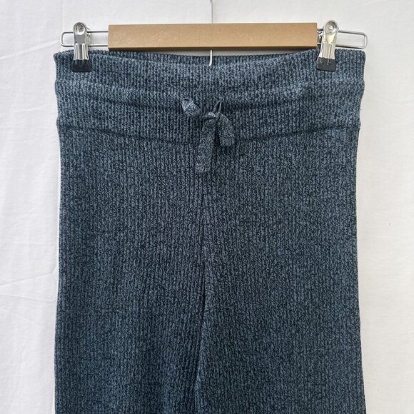 Athleta Reverie Hi-Rise Wide-Leg Sweater Knit Pants Pull‎ On Navy Blue Women XS - Picture 14 of 14